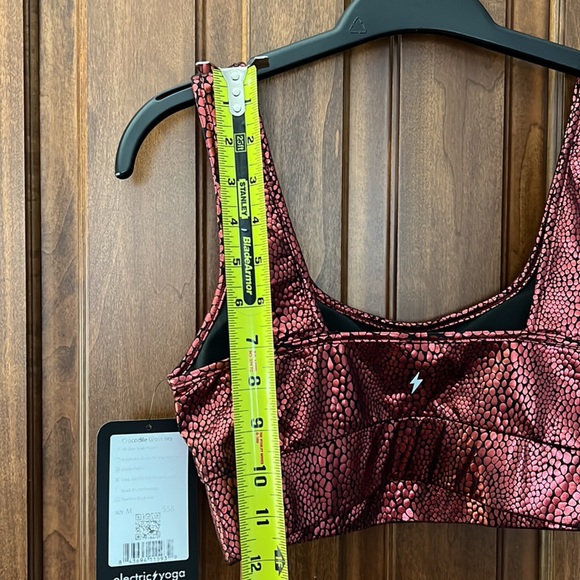 28. Electric Yoga Crocodile Gloss Bra - Picture 5 of 7